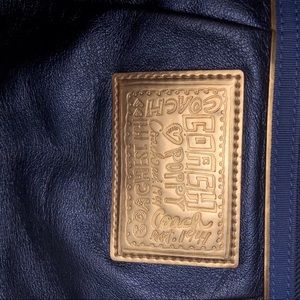 Coach Bags Large Sapphire Blue Coach Tote Poshmark